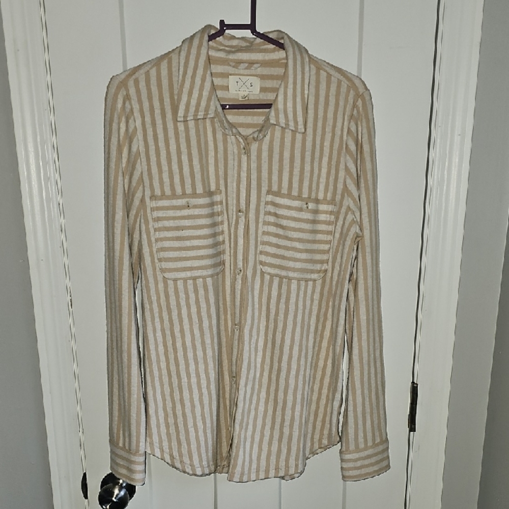 Thread & Supply Button Downstriped Womens Tops. Sz Small NWOTS!!